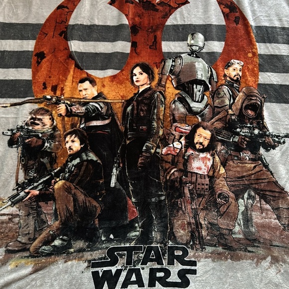 Star Wars Rogue One fleece throw blanket - Picture 2 of 6